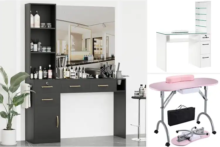 Detailed view of Best Spa Beauty Station Desks