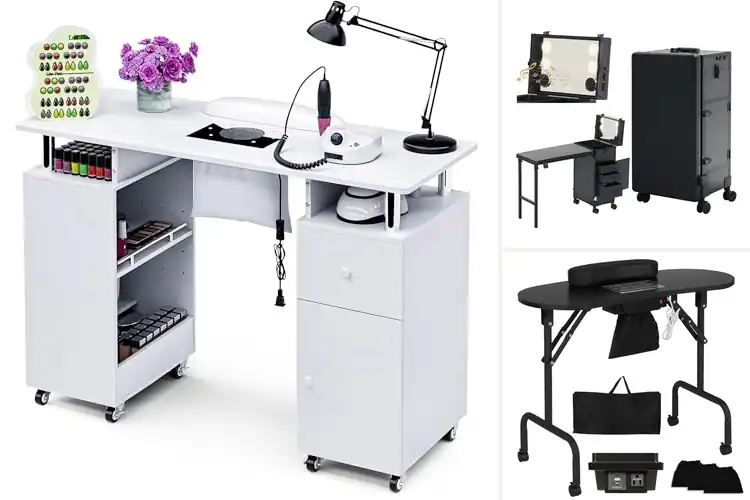 Detailed view of Best Stable Manicure Tables
