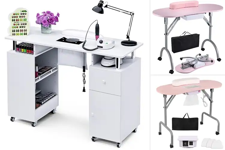 Detailed view of Best Stable Nail Tech Tables