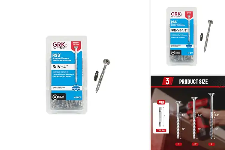 Detailed view of Best Stainless Steel Structural Screws