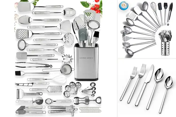 Detailed view of Best Stainless Steel Utensil Sets
