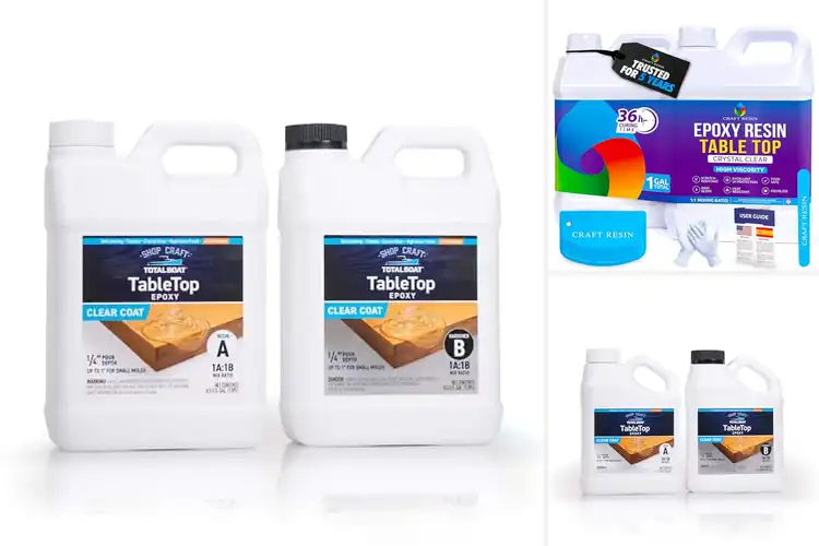Detailed view of Best Tabletop Epoxy Kits