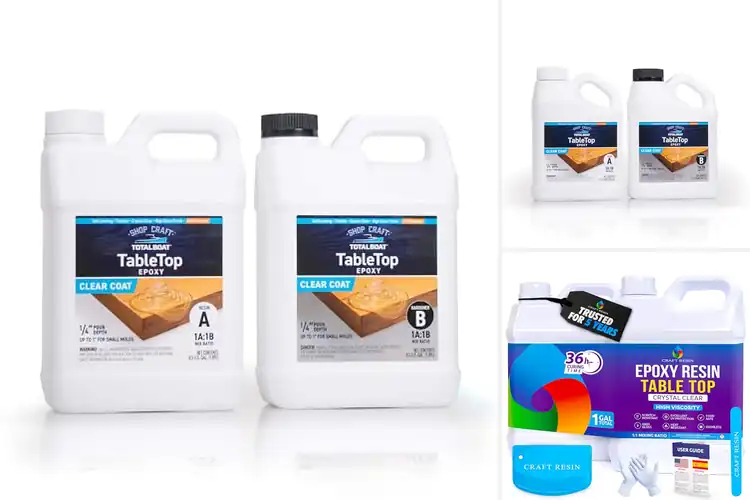 Detailed view of Best Tabletop Epoxy Resins