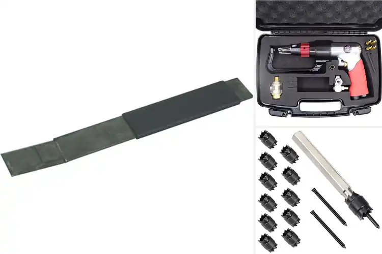 Detailed view of Best Thin Metal Plate Spot Weld Removal