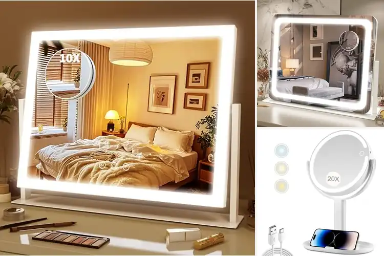 Detailed view of Best Vanity Mirrors With Lights