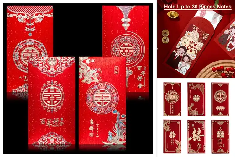 Detailed view of Best Wedding Red Envelopes