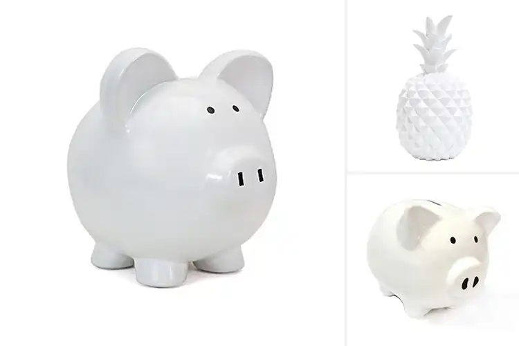 Detailed view of Best White Decorative Banks