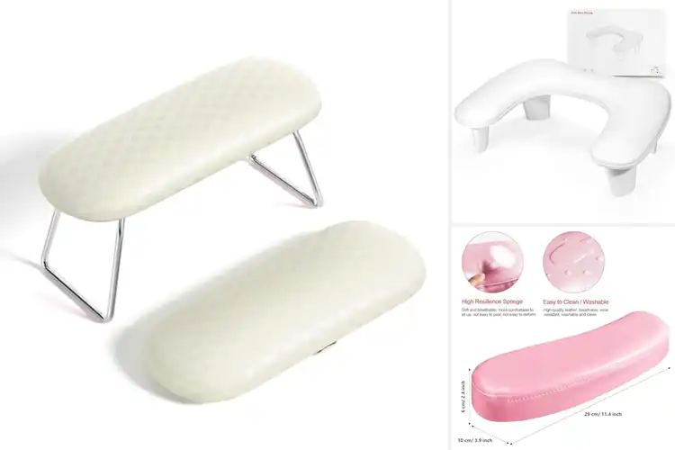 Detailed view of Best Wrist Rest Nail Desk For Clients Comfort